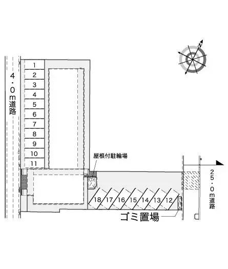 ★手数料０円★函館市北浜町　月極駐車場（LP）